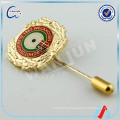 long needle soft enamel lapel pin badge